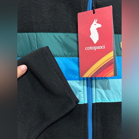 Cotopaxi Men's XL Teca Fleece Full-Zip Jacket Rooted Blue Green NWT - Picture 4 of 8